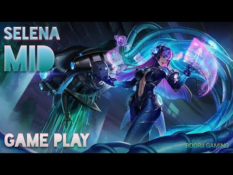 SELENA MID GAMEPLAY & BUILD  FAST ROAMING