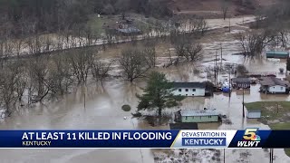 At least 11 people killed in flooding across Kentucky