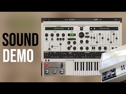 GForce Software M-Tron Pro IV Sound Demo (No-Talking) | SYNTH ANATOMY