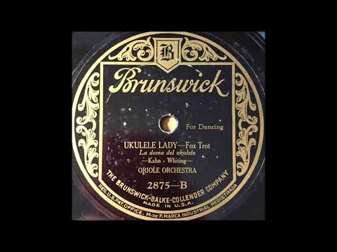 "Ukulele Lady" - The Oriole (Terrace) Orchestra