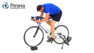 Free Indoor Cycling Workout Video - Interval Cardo Training on an Exercise Bike