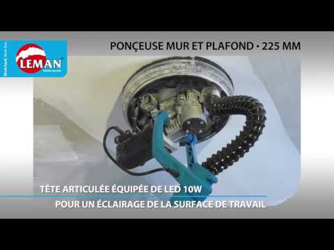 Ponceuse pour murs et plafonds 225 mm - LOPOG226 LEMAN