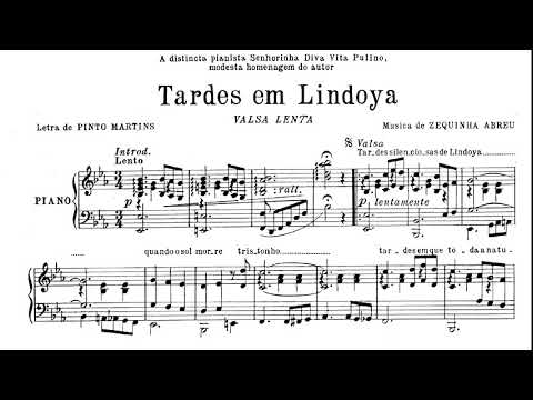 Zequinha de Abreu  - Tardes em Lindoya (Mario de Azevedo, piano)