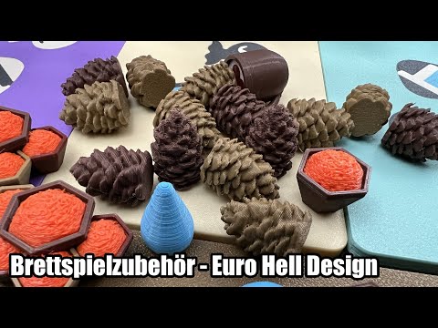 Brettspielzubehör Teil 6 - 3D Druck - Euro Hell - Große Auswahl