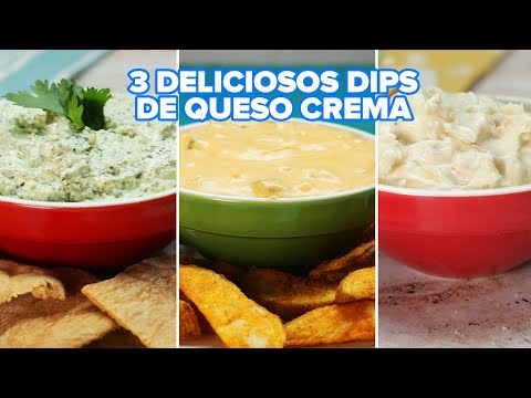 3 deliciosos dips de queso crema para botanear | Bien Tasty