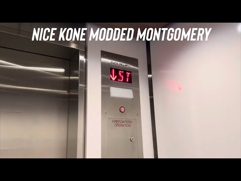NICE KONE Modded Montgomery Bottom Drive Traction Elevators at Cambridge Side Galleria Boston, MA
