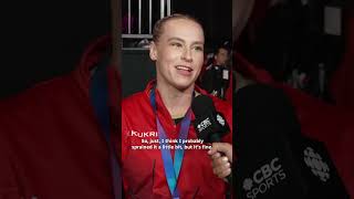 Ellie Black helped Canada win team gymnastics silver despite finger injury