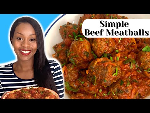 Beef Meatballs Recipe | How to Cook Healthy Italian Meatballs | Beginner Friendly | Bountiful Cook