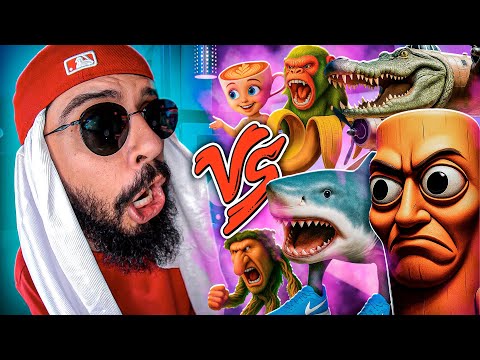 Brainrots Vs. Mussa - Batalha de Rima