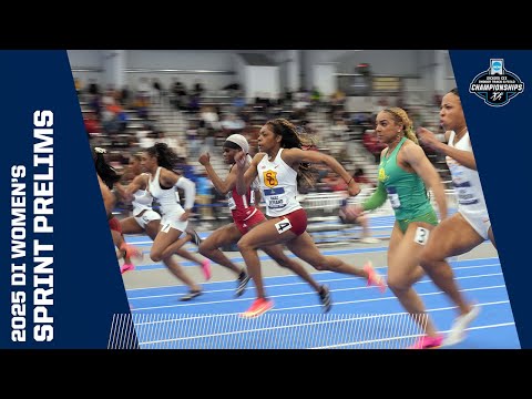 Every women's sprint prelim from the 2025 DI indoor track and field championships
