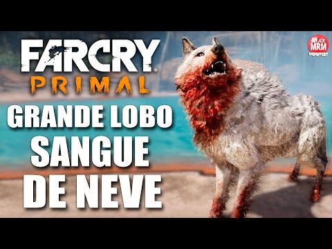 Far Cry Primal - LOBO SANGUE DE NEVE ( Caçando e Domando ) [ ANIMAL LINDO DEMAIS! ]