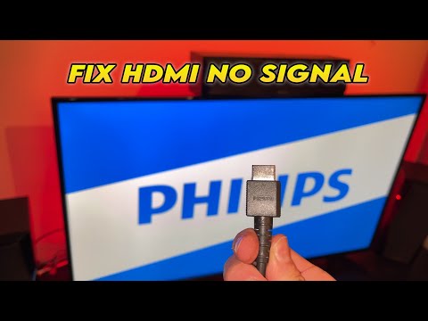 How to Fix HDMI No Signal Error on Philips TV