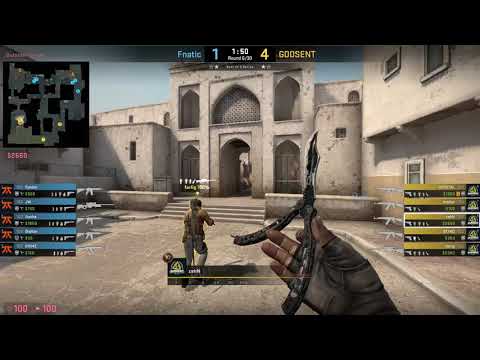 CS:GO POV Demo GODSENT zehN (38/16) vs Fnatic (de_dust2)