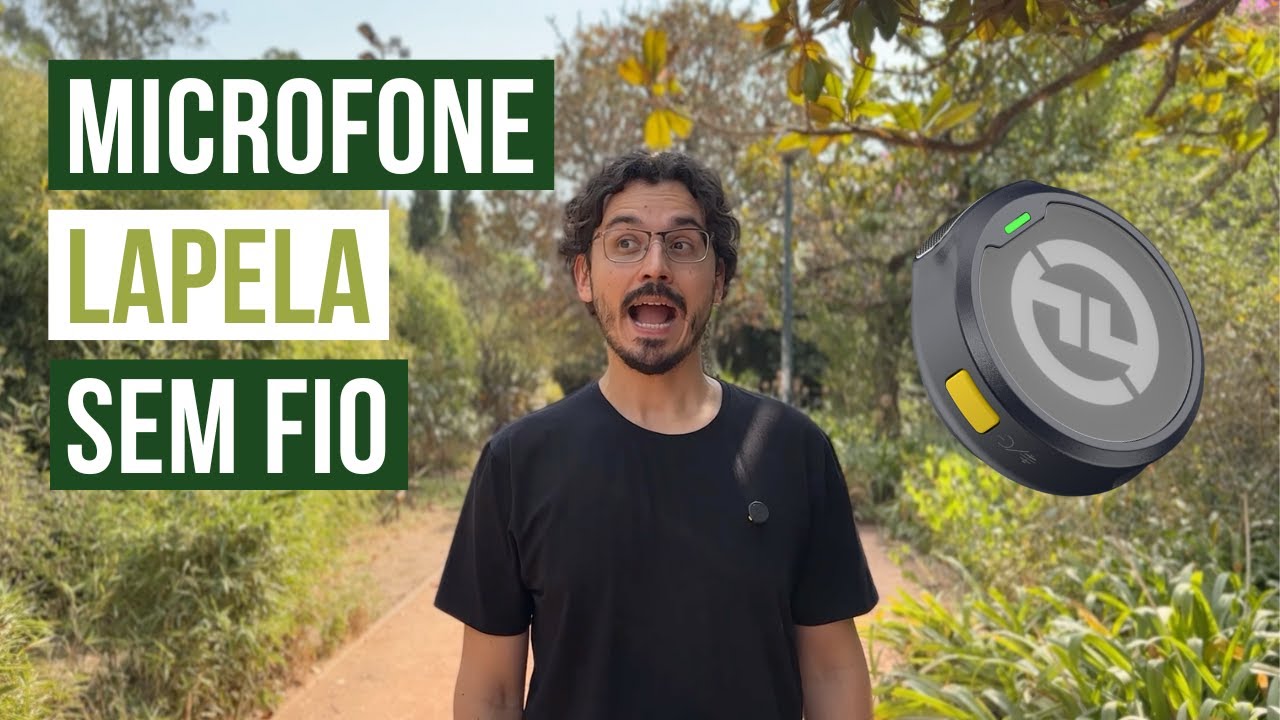 Microfone de lapela sem fio, discreto e profissional! Lark M2 - Hollyland