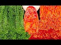 ASMR SPICY ENOKI MUSHROOMS SEA GRAPES 불닭팽이버섯 바다포도 먹방 MUKBANG EATING SOUNDS �