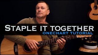 Staple it together Jack Johnson acoustic guitar lesson tutorial