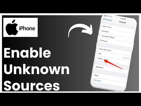 How To Enable Unknown Sources (Iphone) !