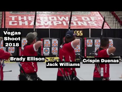Brady Ellison, Jack Williams, & Crispin Duenas Shooting Archery Vegas 2018