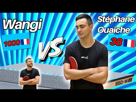 J’affronte Stéphane Ouaiche double Champion de France 🏓