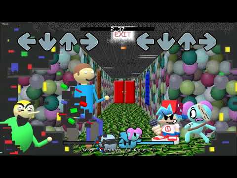 FNF: VS DAVE WITH PIBBY AT BALDI'S SCHOOL █ Friday Night Funkin' – MULTI-ALGEBRA (ALGE-BALDI 2.0) █