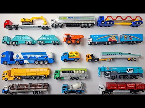 Toy truck compilation for toddlers | Trucks for toddlers videos | Learn Truck for kids with tomica
