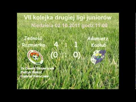 Podsumowanie rundy jesiennej sezonu 2011/2012 w wykonaniu juniorów Jedności Rozmierka