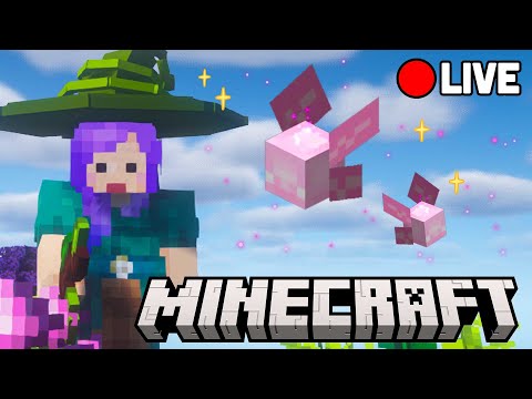 iHasCupquakeLIVE - 🔴Making FAIRY Friends - ✨ Minecraft - WitchCraft SMP LIVE