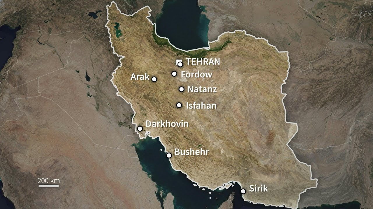 Video | ANIMATED MAP - Main known sites of the Iranian nuclear programme | AFP