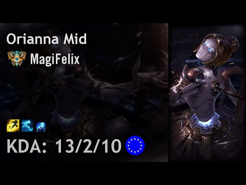 Orianna Mid vs Viktor - MagiFelix - EUW Challenger Patch 6.19