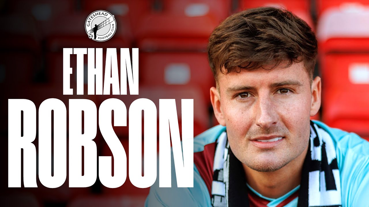 “I’m ready to kick on!” 💪 | Ethan Robson joins Gateshead | INTERVIEW