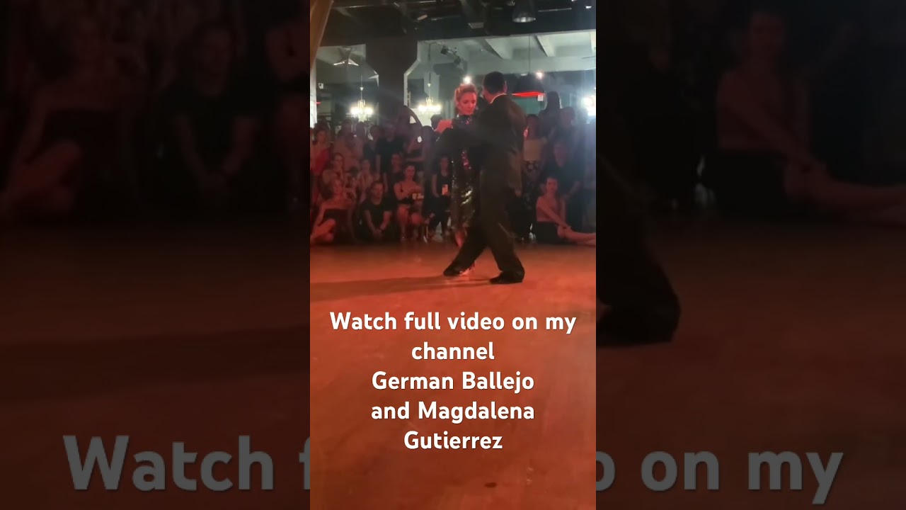 Tango argentino. German Ballejo and Magdalena Gutierrez. Nov 2023