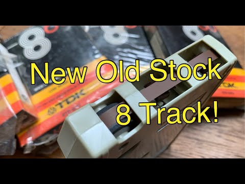 TDK 8 Track Cartridge New Old Stock! Ready for New Music.