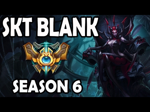SKT T1 Blank Elise vs Kindred Jungle Ranked Challenger Korea
