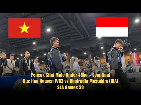Pencak Silat Male Under 45kg – Semifinal: Duc Hau Nguyen (VIE) vs Khoirudin Mustakim (INA)