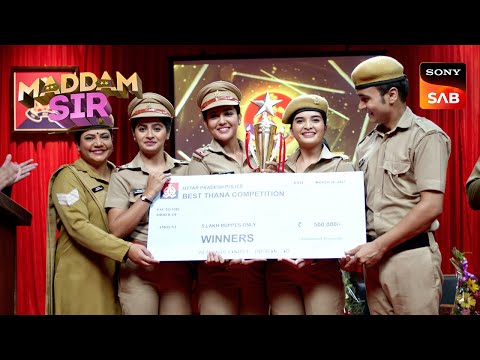 Mahila Thana को मिला Best Police Station का Award | Maddam Sir | Badge Of Laughter