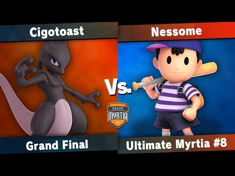 [Ultimate Myrtia #8] Nessome (Ness, Roy) vs Cigotoast (Mewtwo) Grand Finals
