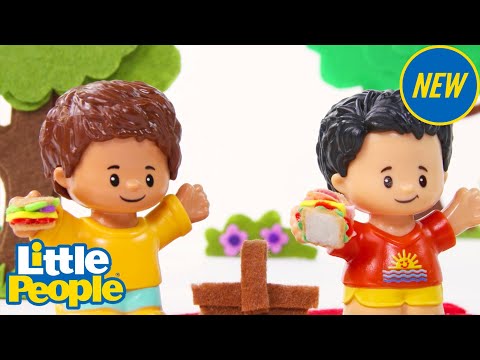 NEW ⭐️ Let's go for a picnic! What will everyone eat?☀️ @littlepeople New Season ⭐️ - Kids TV Series, Kingdom Kids Zone - Little People - Fisher Price