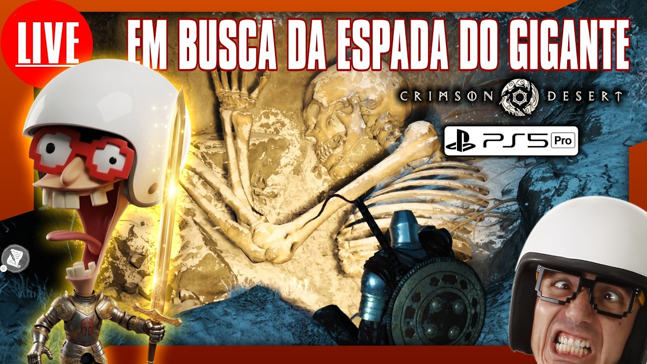 🎮🚨AO VIVO - GAMEPLAY - EM BUSCA DA ESPADA DO GIGANTE NO CRIMSON DESERT  - PS5 PRO #crimsondesert