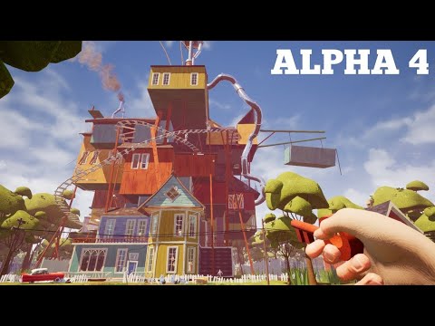 HELLO NEIGHBOR ALPHA 4 GAMEPLAY WALKTHROUGH