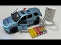 Unboxing New Energy RC Police Car Plants Vs Zombies Car Electric Business Vehicle City RC Bus