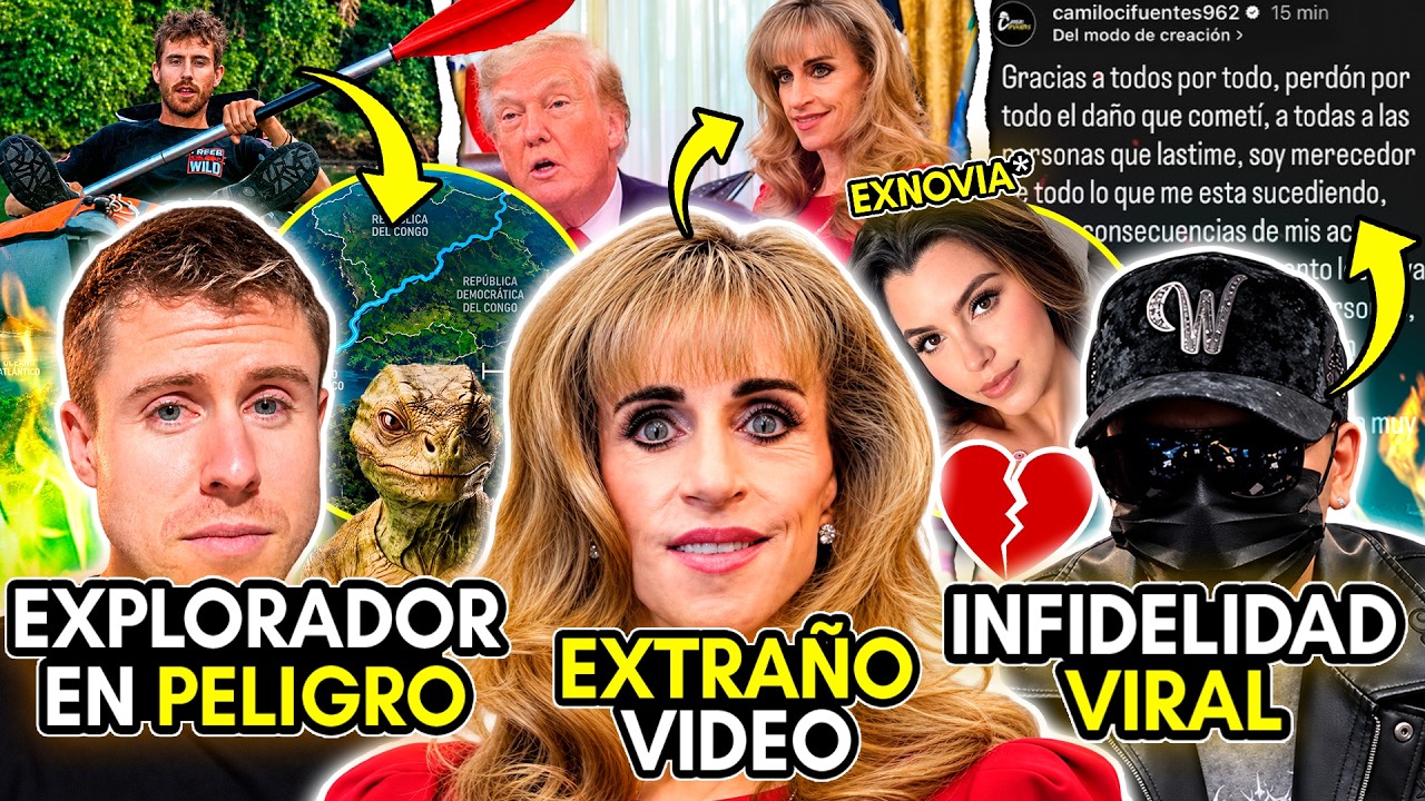 REPTILIANA junto a TRUMP! EXPLORADOR en PELIGRO! INFLUENCER INFIEL! CANTANTE PREOCUPA! ¿BROTE?