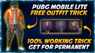 Pubg Mobile Lite Best Trick To Get Free Permanent Outfit | How To Get Free Oufit In Pubg Mobile Lite