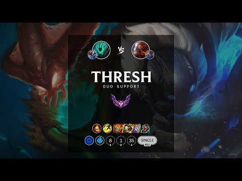 Thresh Support vs Gragas - EUW Master Patch 12.9