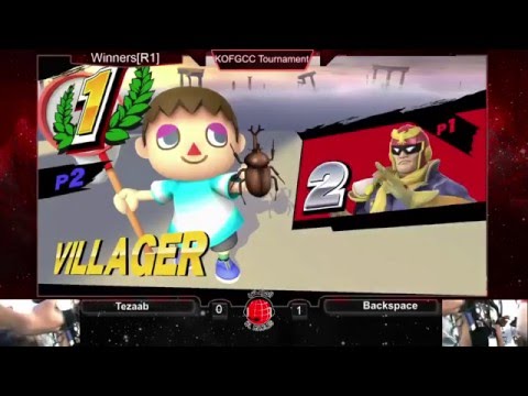 KOFGCC Day 1: Teezab (C.Falcon) Vs BackSpace (Villager) WR1