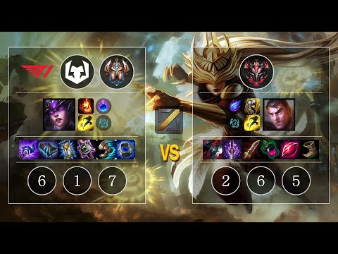 T1 Closer Syndra vs Jayce Mid - KR Challenger Patch 10.11
