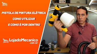 LETRAJOTA EXPLICA: TESTE PISTOLA DE PINTURA ELÉTRICA COMO UTILIZAR E COMO É POR DENTRO