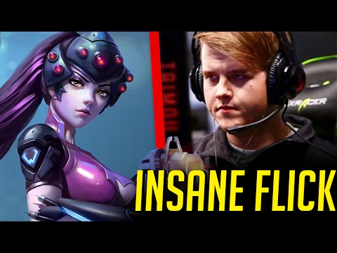 TAIMOU INSANE FLICK ONTO TRACER! WIDOW GOD! - OVERWATCH WTF FUNNY MOMENTS!
