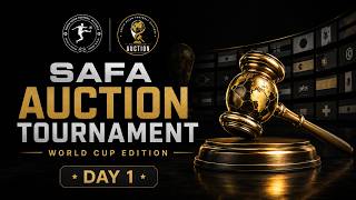SAFA Auction Tournament | Auction - Day 1 | World Cup Edition | EAFC 26