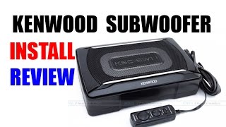 HOW TO diy Kenwood Powered Subwoofer Install