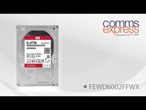 Western Digital 6TB Red Pro 128MB 3.5 Sata Hard Drive 6GB